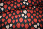Preview: Taschenstoff Canvas Queen of Berries nachtblau (10 cm)